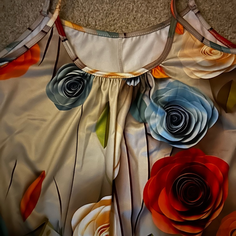 Floral Multicolor Women's Jumpsuit